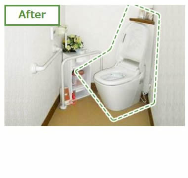 和式トイレは立ち座りがつらい。