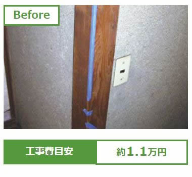 階段の上り下りが怖い。before